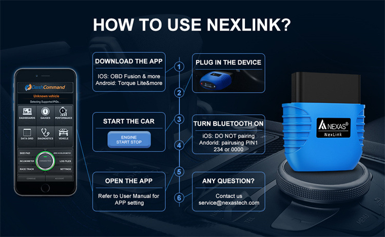 Bluetooth OBD2 Scanner