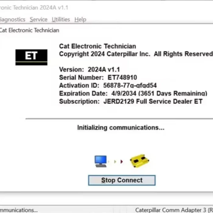 CAT ET4 2024A Diagnostic Tool