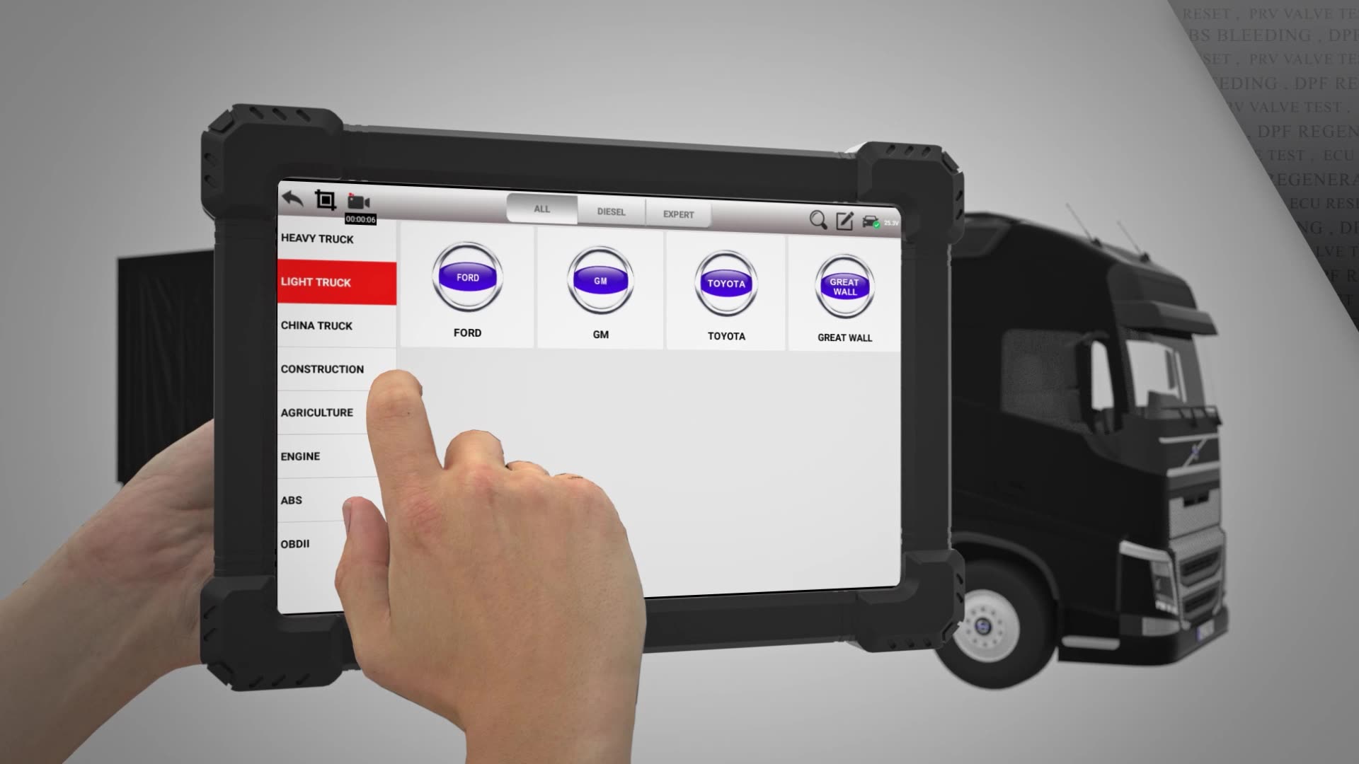 Heavy Duty Truck Diagnostic Tool
