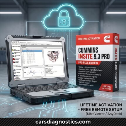 Cummins Insite 9.3 Pro Diagnostic Software Lifetime Remote Installation